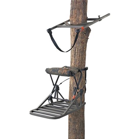 Loggy bayou tree stands - I've had the same Loggy bayou climbing stand for 37 years. They are on craigslist, some like new for $50-100. I've tried, lone Wolf, summit, ammacker, ect. IMO, nothing easier to climb with than an old Loggy with the metal band. Yes there are more comfortable Climbing stands on the market. I've modified mine over the years.
